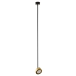 Lampa wisząca reflektor nowoczesna BAR 1 L czarny_złoty mosiądzowany 41645 wys.113 cm Sigma - zdjęcie produktu