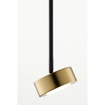 Lampa wisząca reflektor nowoczesna BAR 1 S czarny_złoty mosiądzowany 41641 wys.47cm Sigma
