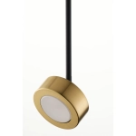 Lampa wisząca reflektor nowoczesna BAR 1 S czarny_złoty mosiądzowany 41641 wys.47cm Sigma