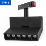 Lampa z diodami do szyn magnetycznych łamana 6W 4000K DDCX-GDZD6 - TYP B 814DL DOMENO LIGHTING - zdjęcie produktu