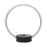 Lampka Nocna NIVI Led koło 9W 4000K w kolorze czarnym 602DL DOMENO LIGHTING - zdjęcie dodatkowe 3