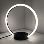 Lampka Nocna NIVI Led koło 9W 4000K w kolorze czarnym 602DL DOMENO LIGHTING - zdjęcie produktu