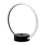 Lampka Nocna NIVI Led koło 9W 4000K w kolorze czarnym 602DL DOMENO LIGHTING - zdjęcie dodatkowe 2