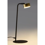 Lampka ruchomy reflektor nowoczesna BAR czarny_złoty mosiądzowany 41709 Sigma
