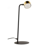 Lampka ruchomy reflektor nowoczesna BAR czarny_złoty mosiądzowany 41709 Sigma