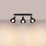 Plafon ELBA 3 czarny SL.1318 SOLLUX LIGHTING