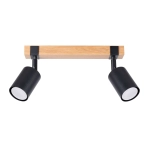 Plafon FAGER 2 czarny SL.1344 SOLLUX LIGHTING