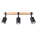 Plafon FAGER 3 czarny SL.1345 SOLLUX LIGHTING