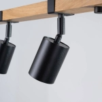 Plafon FAGER 4L czarny SL.1346 SOLLUX LIGHTING
