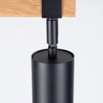 Plafon FAGER 4L czarny SL.1346 SOLLUX LIGHTING