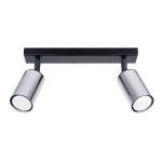 Plafon WINX 2 czarny/chrom SL.1367 SOLLUX LIGHTING