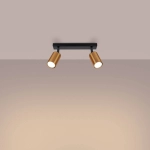 Plafon WINX 2 czarny/miedź SL.1375 SOLLUX LIGHTING