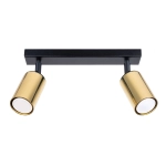 Plafon WINX 2L czarny/złoty SL.1383 SOLLUX LIGHTING