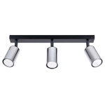 Plafon WINX 3 czarny/chrom SL.1368 SOLLUX LIGHTING