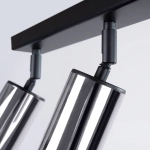 Plafon WINX 3 czarny/chrom SL.1368 SOLLUX LIGHTING