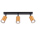 Plafon WINX 3 czarny/miedź SL.1376 SOLLUX LIGHTING