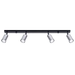 Plafon WINX 4L czarny/chrom SL.1371 SOLLUX LIGHTING