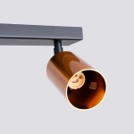 Plafon WINX 4L czarny/miedź SL.1379 SOLLUX LIGHTING
