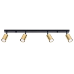 Plafon WINX 4L czarny/złoty SL.1387 SOLLUX LIGHTING