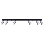 Plafon WINX 6L czarny/chrom SL.1372 SOLLUX LIGHTING