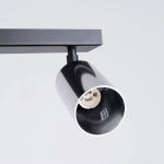 Plafon WINX 6L czarny/chrom SL.1372 SOLLUX LIGHTING