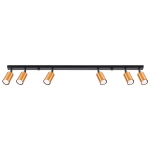 Plafon WINX 6L czarny/miedź SL.1380 SOLLUX LIGHTING