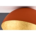 Plafon kopuła ceglany złoty Sigma Lighting SFERA 50 41518 Sigma