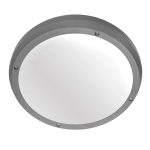 Plafon ścienny PIR P3001-E27-S 2xE27 antracyt z czujnikiem ruchu i zmierzchu Zewnętrzny TONDO 1365DL DOMENO LIGHTING - zdjęcie dodatkowe 1