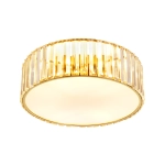 Plafon sufitowy glamour MAGIA 40 cm - złoty szczotkowany, kryształy K9 ST-D8801C-R40-MAGIA Step into design