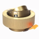 PÓŁTUBA OPRAWA HALOGENOWA złota GU10 572DL DOMENO LIGHTING - zdjęcie dodatkowe 3