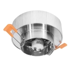 PÓŁTUBA OPRAWA HALOGENOWA srebrna GU10 1007DL DOMENO LIGHTING - zdjęcie dodatkowe 3