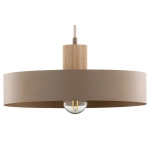 RIF WOOD 1 L ciepły beż 41870 lampa wisząca drewno naturalne jasne Sigma