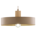 RIF WOOD 1 L ciepły beż 41870 lampa wisząca drewno naturalne jasne Sigma