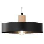 RIF WOOD 1 L czarny 41865 lampa wisząca drewno naturalne jasne Sigma