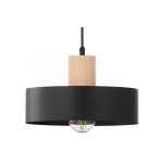 RIF WOOD 1 M czarny 41864 lampa wisząca drewno naturalne jasne Sigma