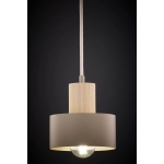RIF WOOD 1 S ciepły beż 41868 lampa wisząca drewno naturalne jasne Sigma