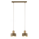 RIF WOOD 2 ciepły beż 41871 lampa wisząca drewno naturalne jasne Sigma