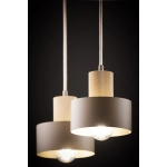 RIF WOOD 2 ciepły beż 41871 lampa wisząca drewno naturalne jasne Sigma