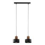 RIF WOOD 2 czarny 41861 lampa wisząca drewno naturalne jasny brąz Sigma - zdjęcie produktu