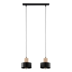 RIF WOOD 2 czarny 41866 lampa wisząca drewno naturalne jasne Sigma - zdjęcie produktu
