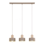 RIF WOOD 3 ciepły beż 41872 lampa wisząca drewno naturalne jasne Sigma