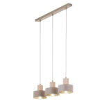 RIF WOOD 3 ciepły beż 41872 lampa wisząca drewno naturalne jasne Sigma
