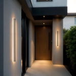 Zewnętrzny Kinkiet Elewacyjny LUNGO LED 100cm UNO-BH-018 18W 3000K Czarny IP54 1320DL DOMENO LIGHTING - zdjęcie produktu