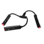 Złącze Potrójne "T" Elektryczne do Szyny Magnetycznej LL-BX Czarny 1234DL DOMENO LIGHTING - zdjęcie produktu