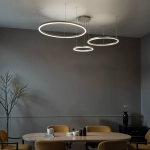 Złota Lampa wisząca okręgi 116W złota AZ134 MONZA 1237DL DOMENO LIGHTING - zdjęcie dodatkowe 2
