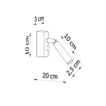 kinkiecik.pl Kinkiet EYETECH 1 SL.0902 SOLLUX LIGHTING