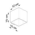 kinkiecik.pl Kinkiet QUAD beton SL.0487 SOLLUX LIGHTING