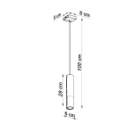 kinkiecik.pl Lampa wisząca LOOPEZ 1 SL.0940 SOLLUX LIGHTING