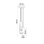 kinkiecik.pl Lampa wisząca LOOPEZ 3P SL.0955 SOLLUX LIGHTING