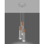 kinkiecik.pl Lampa wisząca PABLO 3P SL.1013 SOLLUX LIGHTING